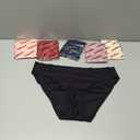 Caterlove Women's Seamless Underwear No Show Stretch Bikini Panties Silky Invisible Hipster 6 Pack S