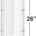 Ying-ti 4 Pack PCC105 Pool Filter Cartridge Replaces CCP420, Unicel C-7471, Filbur FC-1977 26"x7", 4x105 Sq.Ft Compatible with 178584, Ultral-A6, 817-0106, R173576