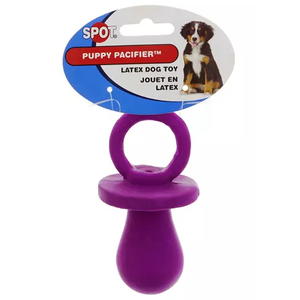 Spot 03621 4.5" Puppy Pacifier purple Colors