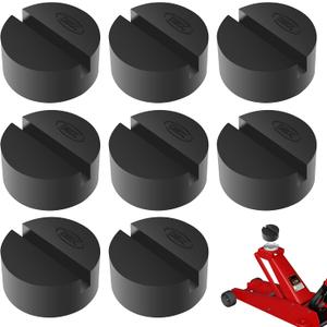 DEDC Universal Jack Stand Pad Adapter Pinch Weld Side Frame Rail Protector, 8 Packs