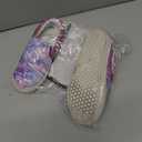 K KomForme Toddler Sneakers for Girls Boys Slip On Canvas Walking Shoes (11 Little Kid, Purple Glitter)