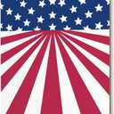 Fourth of July Decorations Independence Day Decorations Patriotic 4th of July Sign Memorial Day Party Wall Decor Wall Art Sign for Front Door Porch Office (American)