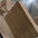 Plank+Beam Modern Rectangular Side Table, Slim Side Table for Living Room, Narrow Nightstand for Small Spaces, Wood End Table for Bedroom, Pecan Wirebrush (25 Inch Rectangular Table without Shelf)