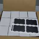 Glass Jars 9OZ, 12 Set with Bamboo Airtight Lids and Labels, Food Cereal Storage Large Spice Containers for Home Kitchen Tea Coffee Flour Herbs Grains