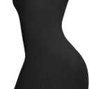 Strapless Shapewear for Women Full Slip shapewear dress Tummy Control slip for women under dress (Black, L)