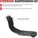 Rear Upper Lateral & Lower Rearward Control Arms Suspension Kit Fit for Dodge Caliber 07-12 for Jeep Compass Patriot 07-17- 6pcs