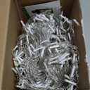 KNONEW 99ft 1216 LED Christmas Lights Outdoor Decorations with 228 Drops, 8 Modes Curtain Fairy String Light, Clear Wire LED String Light Indoor Decor for Wedding Party Christmas (Warm White)