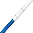 Durable 4-12 Ft Telescopic Pool Pole for Pool Cleaning, Anodized Aluminum Extendable Handle with Quick-Lock Mechanism for Pool Skimmer, Brush & Vacuum Head