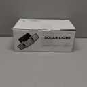 2500LM Solar Lights Outdoor with Motion Sensor,3 Head 270 Wide Angle Street Area Lights, IP65 Waterproof Security Lighting with 3 Modes(Non-Remote,2 Pcs)