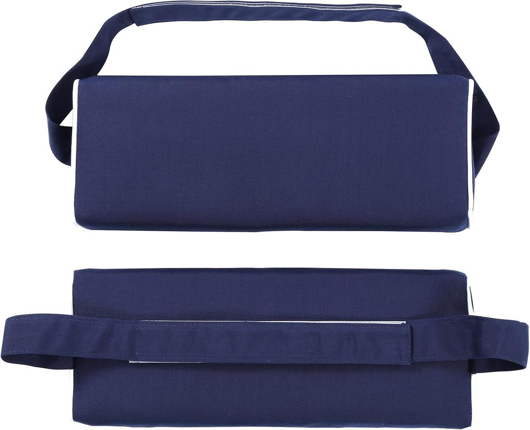 Enipate Outdoor Chaise Lounge Head Pillow, Pack of 2 Water Resistant Headrest Pillows with Elastic Band for Pool Patio Chairs