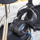Alesis DRP100 - Audio-Isolation Electronic Drums Headphones for Monitoring, Practice or Stage Use with 1/4" Adapter and Protective Bag