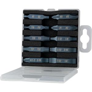 LABEAR -10 Double-Ended Screwdriver Bit Set for Leatherman MultiTools Accessories, Slot, Phillips, Hex and Torx Bits with Storage Case