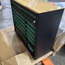 13-Drawers Rolling Tool Cart with Wood Worktop,Brake Casters,Lock & Key,Heavy-Duty Steel Tool Cabinet Storage, for Home,Garbge or Workshop Use