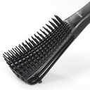 BESTOOL Detangling Brush, Detangler Brush for Natural Black/ Curly Hair Afro 3/4abc Texture, Faster n Easier Detangle Wet or Dry Hair with No Pain (Black)