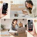 Retro Bluetooth Speaker, Wireless Mini Portable Speakers Support USB/TF Card/AUX, Vintage Radio Bluetooth Speaker for Kitchen Desk Bedroom Office Outdoor, Retro Gifts for Women Men, Green