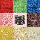 Wax Beads, 1.76lb / 800g Hard Wax Beads Coarse Hair Formula Hard Wax for Hair Removal and Senstive Skin, Wax Beads for Face, Brazilian Bikini,Body Waxing (8 Scents)