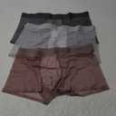 Men's Ice Silk Ultra-Thin Boxer Briefs Panties, Seamless Men Boxer Shorts U Bulge Underwear Breathable Underpants 4XL