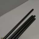 6 Pack 1/2" × 36" Pre-Cut Black Metal Pipe, Industrial Steel Fits Standard Half Inch Black Threaded Pipes and Fittings - Vintage DIY Industrial Shelving (1/2" × 36")