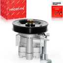 PHOBOOS Power Steering Pump Compatible with Nissan Altima 2002-2006, Maxima 2004-2008, Quest 2004-2009, V6 3.5L, with Pulley & Outlet, Smooth Steering, Low Noise, High Durability, Ref. 96-5407