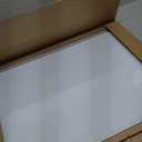 VUSIGN Magnetic White Board Kit for Wall 24" x 18", 1 Dry Eraser & 2 Multicolor Markers & 4 Magnetic Pins, Sliver Reinforced Aluminum Frame for Home, School, Office