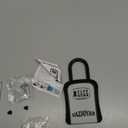 Puroma Key Lock Box, Portable Combination Lockbox Wall-Mounted Key Storage Box for House Keys, Resettable Code Safe Security Lock Box for Home, Office, Apartment Spare Key Storage (1 Pack, Gray)