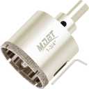 Diamond Hole Saw with Pilot Bit, 1-3/4 Tile Hole Saw with Center Drill Bit for Marble, Granite, Ceramics,Porcelain, Glass, 1-1/2" Depth of Cut for Thick Countertops