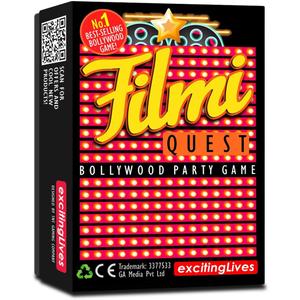 exciting Lives Filmi Quest - Fun Bollywood Movie Party Game for Friends, Family for Adult,Teen - Hour of Fun for Parties, Travelling, Gathering for Great Experience of Enjoyment