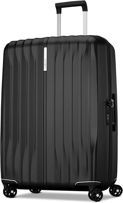 Samsonite UpLIFT 27" Lightweight Hardside Large Checked Luggage with Spinner Wheels - Expandable Luggage - Airline-Approved, Polycarbonate Hard Suitcase for Ultra Lightweight Travel - Phantom Black