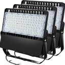 ledmo LED Flood Light Outdoor, 240W Equivalent 1500W Stadium Lights 36000Lumen Commercial Lighting, High-Intensity Floodlights for Yard, Count, Large Area, Waterproof Durable (3 Pack)