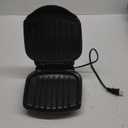 George Foreman 2-Serving Classic Plate Electric Indoor Grill and Panini Press, Black, Small Compact Size, GR10B
