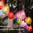 24 Pack Multicolor S14 1W LED String Light Replacement Bulb, Home Decor, Holiday, Party, Wedding, Christmas Light, Assorted