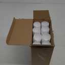 Meooeck 100 Pcs DIY Easter Eggs White Plastic Fillable DIY Empty Blank Eggs for Basket Stuffers Fillers Easter Theme Party Favor Hunt Classroom Prize (1.6 x 2.4 Inch)