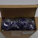 Menkxi 30 Pcs Christmas Velvet Balls 1.97 Flocked Christmas Hanging Ornaments Handmade Velvet Balls Xmas Tree Ornaments Xmas Tree Bulbs for Wedding Anniversary Party (Blue)