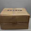 Ayleid Retractable Garden Hose Reel,5/8 in x 100 FT Wall Mounted Hose Reel, with 9- Function Sprayer Nozzle, Any Length Lock/Slow Return System/Wall Mounted/180Swivel Bracket (Gray)