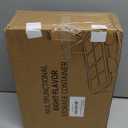 Snackle Box Container, Stainless Steel Divided Serving Tray with Lid and Handle, Portable Snack Tray for Fruit Veggie Candy, 8-Compartment Snack Platter for Travel Party Beach Picnic