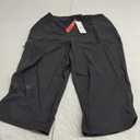 baleaf Women's 15" Hiking Shorts Long Bernuda Cargo Below The Knee Capris Lightweight Quick Dry Elastic Waist for Casual Large