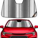 Pigenius Windshield Sunshade for Toyota Corolla Sedan 2020-2026, Corolla Hatchback 2019-2026, GR Corolla 2023-2026, Custom Front Window Sun Shade - Metallic