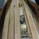 SOBIBO Wood Coat Rack Freestanding with Shelves & Hooks, 15.75inch, Natural