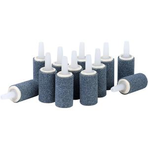 AQUANEAT Aquarium Air Stones 1 inch 12 Pack, Bubble Stone, Aerator Bubble Diffuser, Air Pump Accessories for Aquariums, Fish Tanks, and Hydroponics