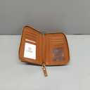 S-ZONE Small Crossbody Bags for Women Cell Phone Purse RFID Blocking Wallet Purses with Credit Card Slots (Brown)