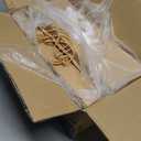 Johuivo Brown Paper Bags with Handles, 50 Pcs Brown Shopping Paper Bags, Recyclable Kraft Gift Bag and Retail Bag for Small Business, Grocery, Party Favors, 16x6x12 Inches