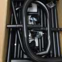 Heavy Duty Clothes Rack, 78.35" Rolling Clothing Rack for Hanging Clothes with Lockable Wheels, 6-Level Adjustable Double Rod Garment Rack for Bedroom, Laundry, Clothing Store, Black