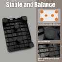 CHIKILLA Adjustable Step Stool for High Beds and Cars, 650lb Heavy Duty Bed Step for Elderly, Non-Slip Mobility Platform for Bathtub, Kitchen, SUV, 4 Height Levels 3.4-5.4" Portable Stair Assist, Gray