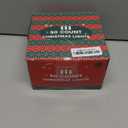 C9 LED Christmas Lights Outdoor,33 Feet 50 LED 8 Lighting Modes Waterproof Connectable Christmas String Lights for Outside Roofline Patio Home Xmas Decorations (Multicolored)