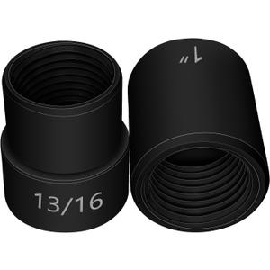 2PCS 1/2" Drive Emergency Lug Nut Remover Socket, Twist Locking Wheel Nut Socket Set for Stripped Lug Nut Removal 13/16" & 1" Compatible with Most Vehicles for Keyless Locking Nut Removal