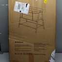 Baby Bassinet, 3 in 1 Bedside Bassinet Sleeper for Newborn, Portable Baby Crib with 4 Detachable Wheels & Adjustable Height, Breathable Mesh & Mattress, Mosquito Net& Storage Basket (Khaki)
