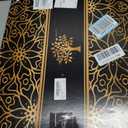 3 Pack Metal Serving Trays with Handles, Decorative Floral Platter Trays for Coffee Tea, Food, Dessert, Jewelry, for Buffet Wedding Party Kitchen Home Decor(Floral,Silver, Gold)