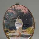 Hxlac Jesus Oval Wall Art Framed, Christian Jesus Oval Wall Decor, Religious Christian Bible Hanging Canvas Prints Wall Sculptures for Home Bedroom Church Prayer Decor, 8.5x11.5 Inch
