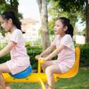 Angoily Outdoor Seesaw Seat Cushion Replacement Plastic Part for Playground Equipment Kids Parks Community Areas Durable Comfortable Toddler Rocker Seat 13.78X10.63X8.27 Inches