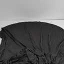 Putros Wedding Arch Cover 7.2FT Black Spandex Fitted Round Top Chiara Backdrop Stand Covers for Birthday Party Decoration